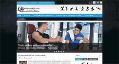 Desktop Screenshot of entrenamejor.com